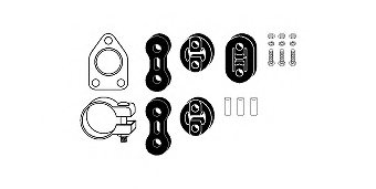HJS 82 35 8129 Mounting Kit, exhaust system